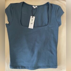 GARAGE Portia Square Neck tee New w Tags XS